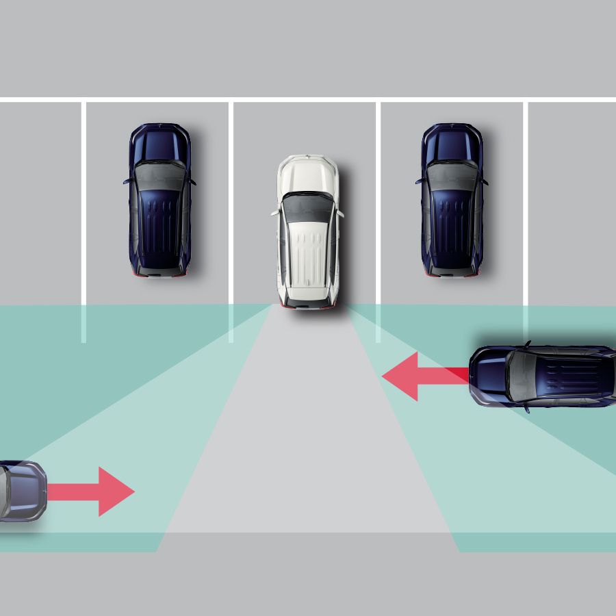 Varning om korsande trafik baktill (RCTA)